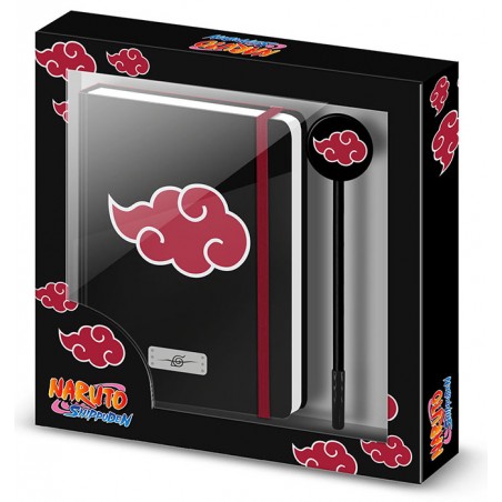 NARUTO SHIPPUDEN AKATSUKI DIARY AND BALLPEN GIFT SET