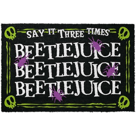 BEETLEJUICE SAY IT THREE TIMES DOORMAT