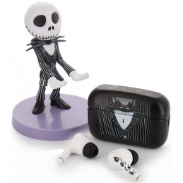 EXQUISITE GAMING NIGHTMARE BEFORE CHRISTMAS JACK SKELLINGTON EAR BUDS AND CABLE GUY FIGURE BUNDLE