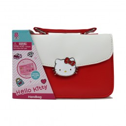 HELLO KITTY RED&WHITE BORSA A TRACOLLA BIMBA GIOCHI PREZIOSI