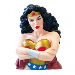 MONOGRAM DC COMICS WONDER WOMAN BUST BANK FIGURE