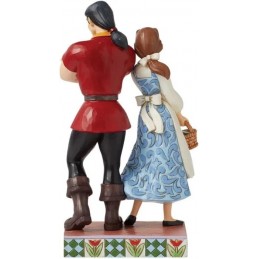 ENESCO BEAUTY AND THE BEAST BELLE AND GASTON DISNEY TRADITIONS STATUE FIGURE