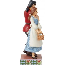 ENESCO BEAUTY AND THE BEAST BELLE AND GASTON DISNEY TRADITIONS STATUE FIGURE