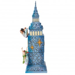 ENESCO DISNEY TRADITIONS PETER PAN BIG BEN CLOCK STATUE RESIN FIGURE