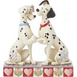 ENESCO 101 DALMATIANS PONGO AND PERDITA DISNEY TRADITIONS STATUE FIGURE