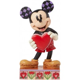 MICKEY WITH HEART DISNEY TRADITIONS STATUA FIGURE ENESCO