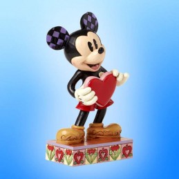 MICKEY WITH HEART DISNEY TRADITIONS STATUA FIGURE ENESCO