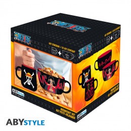 ABYSTYLE ONE PIECE MONKEY D. LUFFY BREAKFAST SET MUG AND BOWL