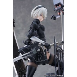 NIER AUTOMATA YORHA NO.2 TYPE B SEARCH 1/7 STATUA 31CM FIGURE PROOF