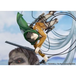 L'ATTACCO DEI GIGANTI LEVI VS BEAST TITAN 1/7 STATUA 28CM FIGURE PROOF