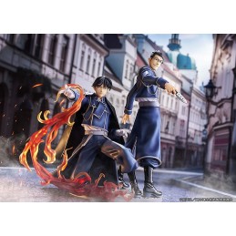 FULLMETAL ALCHEMIST BROTHERHOOD ROY MUSTANG AND MAES HUGHES KIZUNA 1/7 STATUA 27CM FIGURE PROOF