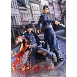 FULLMETAL ALCHEMIST BROTHERHOOD ROY MUSTANG AND MAES HUGHES KIZUNA 1/7 STATUA 27CM FIGURE PROOF