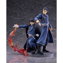 FULLMETAL ALCHEMIST BROTHERHOOD ROY MUSTANG AND MAES HUGHES KIZUNA 1/7 STATUA 27CM FIGURE PROOF