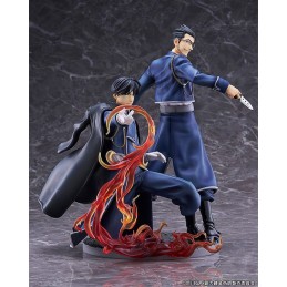 FULLMETAL ALCHEMIST BROTHERHOOD ROY MUSTANG AND MAES HUGHES KIZUNA 1/7 STATUA 27CM FIGURE PROOF