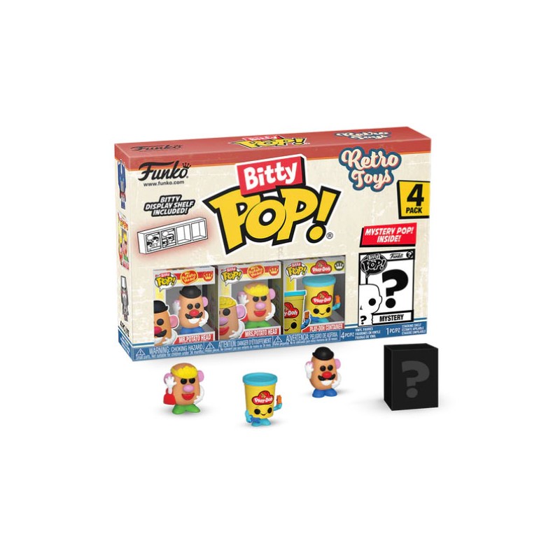 FUNKO BITTY POP! RETRO TOYS 4 PACK MR. POTATO HEAD VINYL MINI FIGURE FUNKO