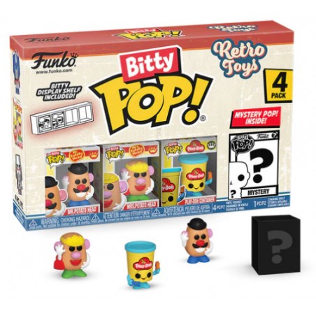 FUNKO BITTY POP! RETRO TOYS 4 PACK MR. POTATO HEAD VINYL MINI FIGURE