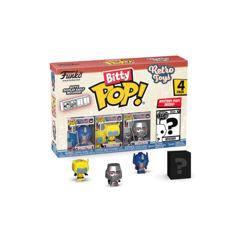 FUNKO BITTY POP! RETRO TOYS 4 PACK TRANSFORMERS VINYL MINI FIGURE FUNKO