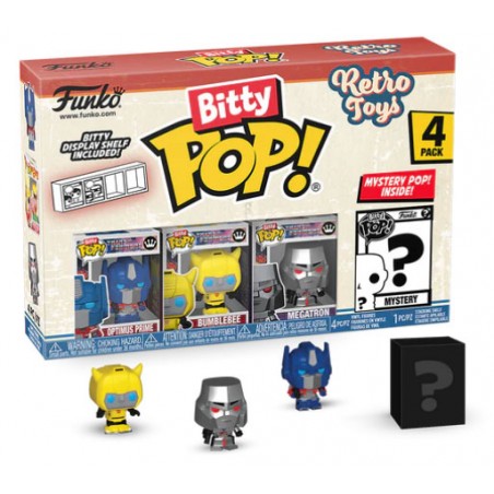 FUNKO BITTY POP! RETRO TOYS 4 PACK TRANSFORMERS VINYL MINI FIGURE