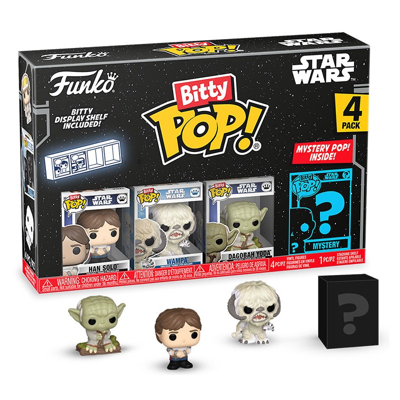 FUNKO FUNKO BITTY POP! STAR WARS 4 PACK HAN SOLO VINYL MINI FIGURES