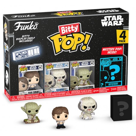 FUNKO BITTY POP! STAR WARS 4 PACK HAN SOLO VINYL MINI FIGURES