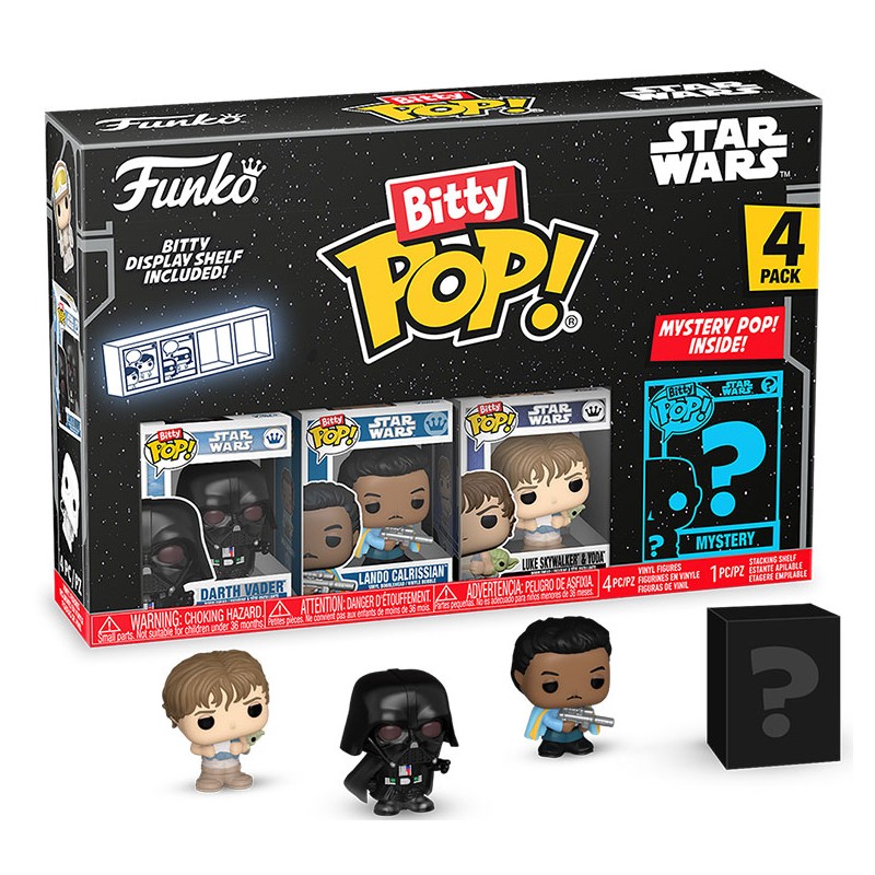 FUNKO BITTY POP! STAR WARS 4 PACK DARTH VADER VINYL MINI FIGURE FUNKO