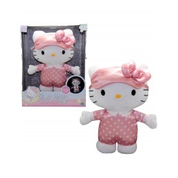 HELLO KITTY GLOW A LOT PIJAMAS KITTY 30CM PUPAZZO PELUCHE FIGURE CON LUCI E SUONI GIOCHI PREZIOSI