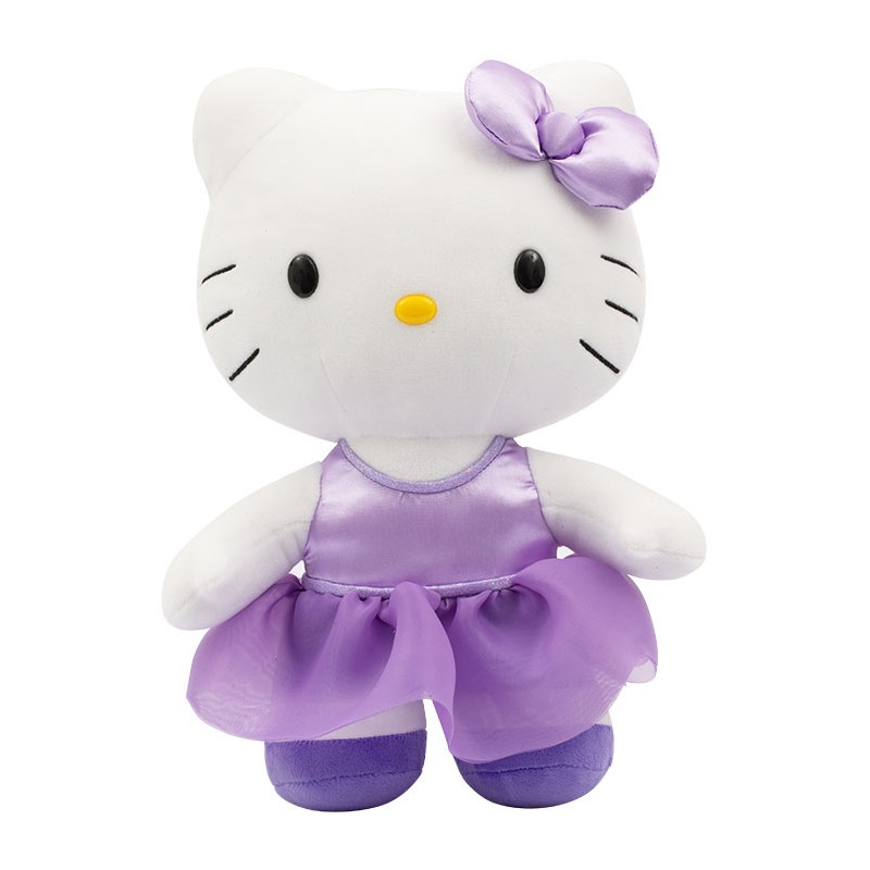 GIOCHI PREZIOSI HELLO KITTY PURPLE SATIN 30CM PLUSH FIGURE