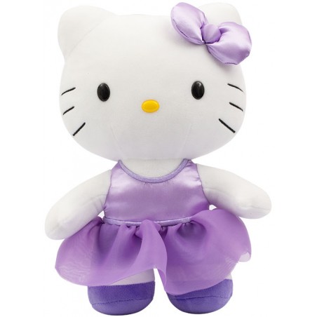 HELLO KITTY PURPLE SATIN 30CM PLUSH FIGURE