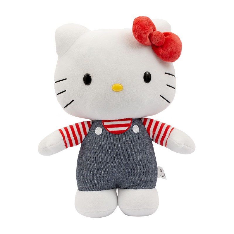 HELLO KITTY BLUE DENIM 30CM PUPAZZO PELUCHE FIGURE GIOCHI PREZIOSI