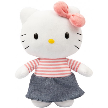 HELLO KITTY DENIM SKIRT 30CM PLUSH FIGURE