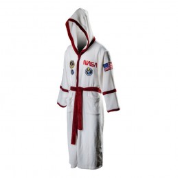 AAA MERCHANDISE NASA FLEECE BATHROBE ASTRONAUT