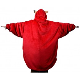 WARHAMMER 40K FELPA OVERSIZED HOODIE BLANKET SQUIG RED AAA MERCHANDISE