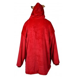 WARHAMMER 40K FELPA OVERSIZED HOODIE BLANKET SQUIG RED AAA MERCHANDISE