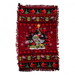 AAA MERCHANDISE WARHAMMER 40K KNITTED BLANKET GOBBO RED 160X102CM