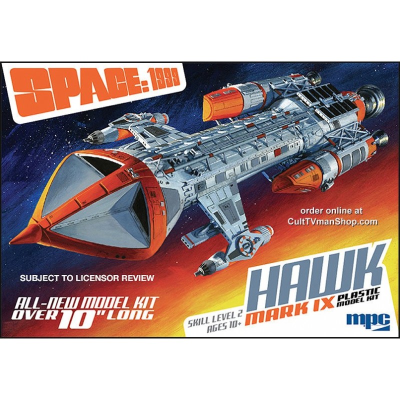 MPC SPACE SPAZIO 1999 - HAWK MARK IX DELUXE MODEL KIT FIGURE SCALA 1/72