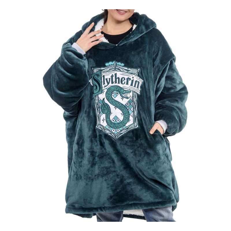 HARRY POTTER SERPEVERDE FELPA OVERSIZED HOODIE BLANKET AAA MERCHANDISE