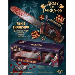 SYNDICATE COLLECTIBLES ARMY OF DARKNESS ASH CHAINSAW PROP REPLICA 71CM