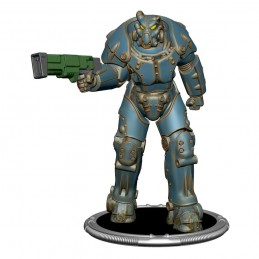 SYNDICATE COLLECTIBLES FALLOUT X-01 POWER ARMOR AND PROTECTOR COLLECTIBLE FIGURE SET D