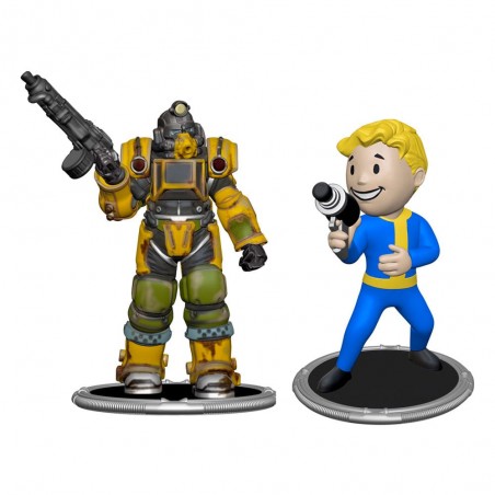 FALLOUT EXCAVATOR AND VAULT BOY GUN COLLECTIBLE FIGURE SET A