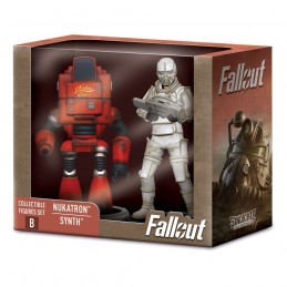 SYNDICATE COLLECTIBLES FALLOUT NUKATRON AND SYNTH COLLECTIBLE FIGURE SET B