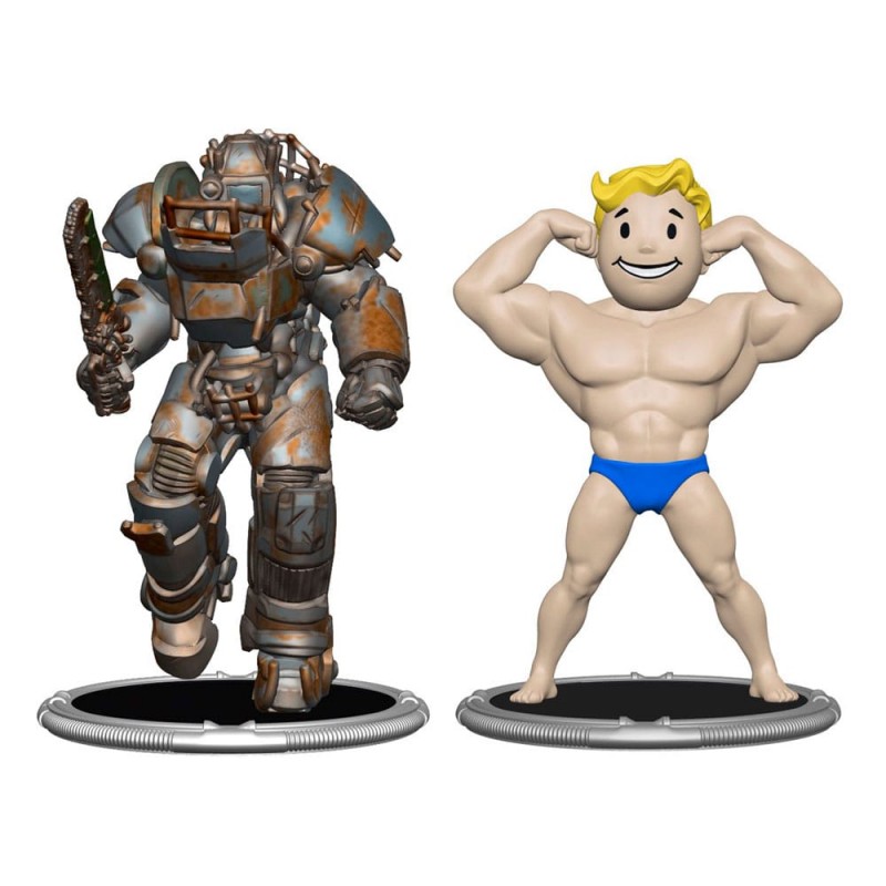 SYNDICATE COLLECTIBLES FALLOUT RAIDER AND VAULT BOY STRONG COLLECTIBLE FIGURE SET E