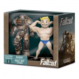 SYNDICATE COLLECTIBLES FALLOUT RAIDER AND VAULT BOY STRONG COLLECTIBLE FIGURE SET E