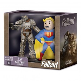 SYNDICATE COLLECTIBLES FALLOUT T-60 AND VAULT BOY POWER COLLECTIBLE FIGURE SET C