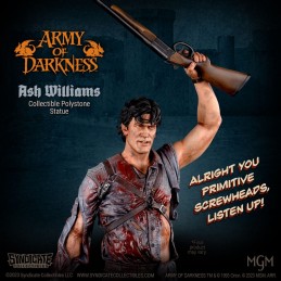 SYNDICATE COLLECTIBLES ARMY OF DARKNESS ASH WILLIAMS 1/10 STATUE RESIN FIGURE