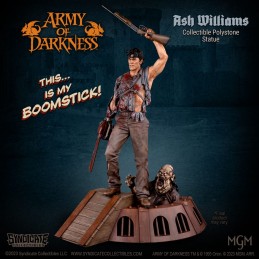 SYNDICATE COLLECTIBLES ARMY OF DARKNESS ASH WILLIAMS 1/10 STATUE RESIN FIGURE