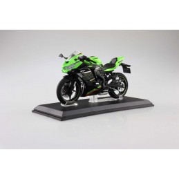 KAWASAKI NINJA ZX-25R LIME GREEN X EBONY DIECAST BIKE SERIES 1/12 MODEL AOSHIMA