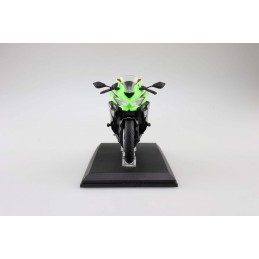 KAWASAKI NINJA ZX-25R LIME GREEN X EBONY DIECAST BIKE SERIES 1/12 MODEL AOSHIMA