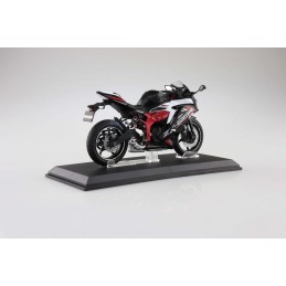 KAWASAKI NINJA ZX-25R SPARK BLACK X STARDUST WHITE DIECAST BIKE SERIES 1/12 MODEL AOSHIMA