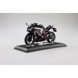 KAWASAKI NINJA ZX-25R SPARK BLACK X STARDUST WHITE DIECAST BIKE SERIES 1/12 MODEL AOSHIMA