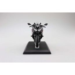 KAWASAKI NINJA ZX-25R SPARK BLACK X STARDUST WHITE DIECAST BIKE SERIES 1/12 MODEL AOSHIMA